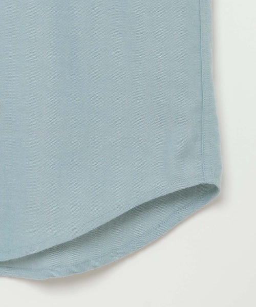 ikka（イッカ）の「フランネル無地シャツ（シャツ/ブラウス・メンズ・ホワイト/パープル/ネイビー/グレー/ミント・S/M/L/XL）」の7枚目の写真