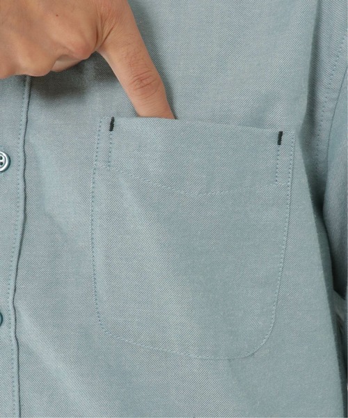 ikka（イッカ）の「フランネル無地シャツ（シャツ/ブラウス・メンズ・ホワイト/パープル/ネイビー/グレー/ミント・S/M/L/XL）」の18枚目の写真