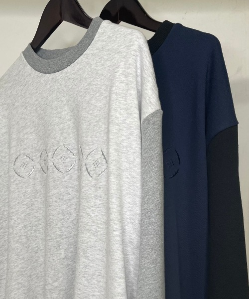 S'more(スモア)の「Logo Crew Sweat(スウェット・レディース・杢グレー/ネイビー・SMALL/MEDIUM/LARGE)」の22枚目の写真