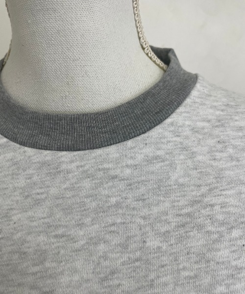 S'more(スモア)の「Logo Crew Sweat(スウェット・レディース・杢グレー/ネイビー・SMALL/MEDIUM/LARGE)」の10枚目の写真