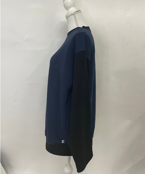 S'more(スモア)の「Logo Crew Sweat(スウェット・レディース・杢グレー/ネイビー・SMALL/MEDIUM/LARGE)」の12枚目の写真