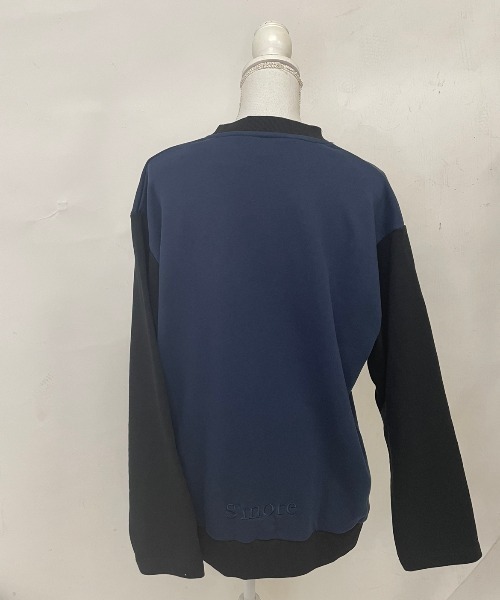 S'more(スモア)の「Logo Crew Sweat(スウェット・レディース・杢グレー/ネイビー・SMALL/MEDIUM/LARGE)」の7枚目の写真