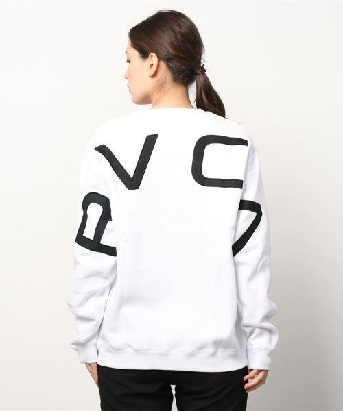 RVCA（ルーカ）の「[RVCA/ルーカ] FAKE CR ビッグバックロゴスウェットプルオーバー（スウェット・レディース・ホワイト/ブラック/グリーン・S/M/L）」の16枚目の写真