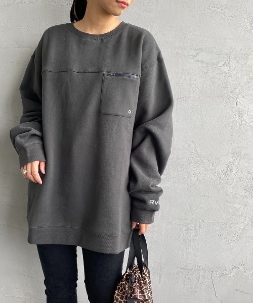 RVCA（ルーカ）の「[RVCA/ルーカ] FAKE CR ビッグバックロゴスウェットプルオーバー（スウェット・レディース・ホワイト/ブラック/グリーン・S/M/L）」の18枚目の写真