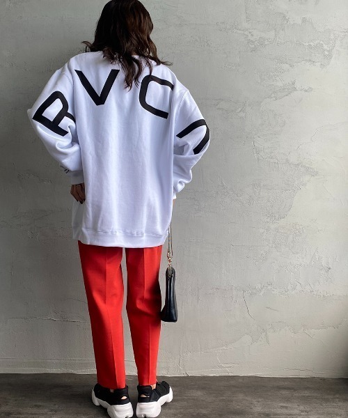 RVCA（ルーカ）の「[RVCA/ルーカ] FAKE CR ビッグバックロゴスウェットプルオーバー（スウェット・レディース・ホワイト/ブラック/グリーン・S/M/L）」の17枚目の写真