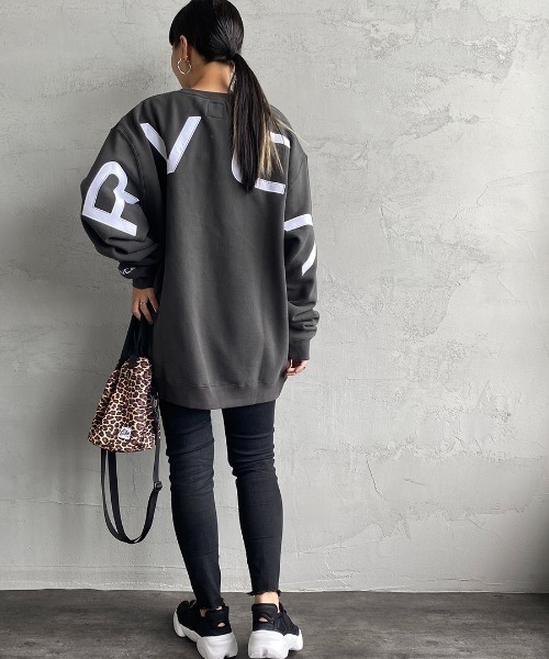 RVCA（ルーカ）の「[RVCA/ルーカ] FAKE CR ビッグバックロゴスウェットプルオーバー（スウェット・レディース・ホワイト/ブラック/グリーン・S/M/L）」の12枚目の写真