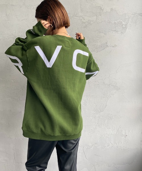 RVCA（ルーカ）の「[RVCA/ルーカ] FAKE CR ビッグバックロゴスウェットプルオーバー（スウェット・レディース・ホワイト/ブラック/グリーン・S/M/L）」の15枚目の写真