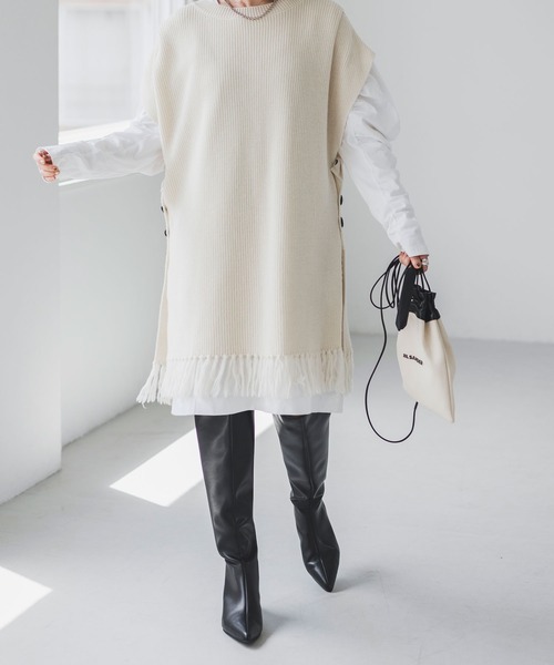 EVOL by Cream（イーボルバイクリーム）の「【ZOZOTOWN限定】EVOL by Cream コラボロングブーツ AR30454（ブーツ・レディース・ブラック系その他/アイボリー/ブラック・L/S/M）」の22枚目の写真