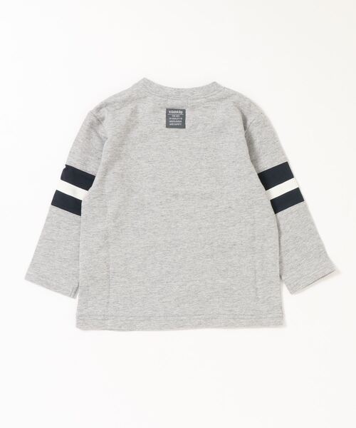 kladskap（クレードスコープ）の「ヒーローズ長袖Tシャツ（Tシャツ/カットソー・キッズ・マスタード/トップグレー・120cm/100cm/90cm/130cm/110cm/80ｃｍ）」の3枚目の写真
