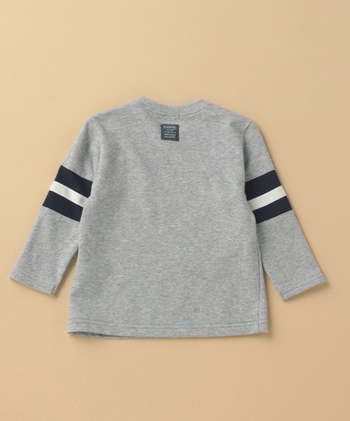 kladskap（クレードスコープ）の「ヒーローズ長袖Tシャツ（Tシャツ/カットソー・キッズ・マスタード/トップグレー・120cm/100cm/90cm/130cm/110cm/80ｃｍ）」の4枚目の写真
