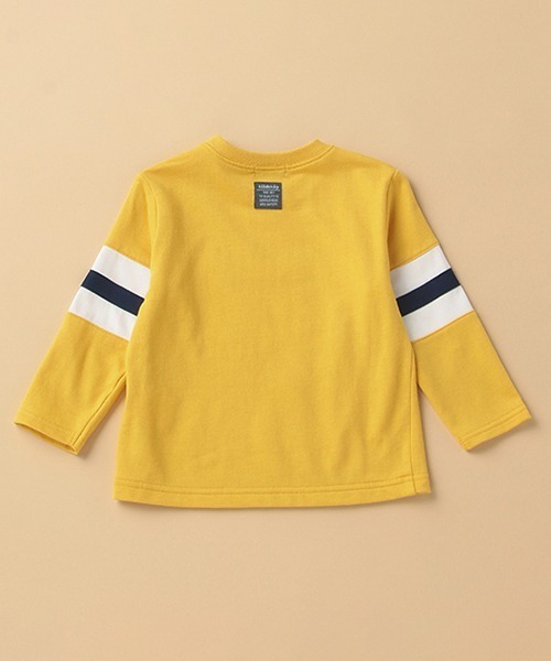 kladskap（クレードスコープ）の「ヒーローズ長袖Tシャツ（Tシャツ/カットソー・キッズ・マスタード/トップグレー・120cm/100cm/90cm/130cm/110cm/80ｃｍ）」の5枚目の写真