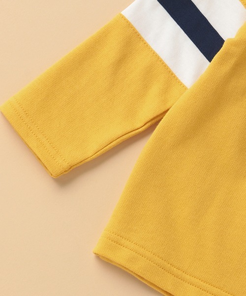 kladskap（クレードスコープ）の「ヒーローズ長袖Tシャツ（Tシャツ/カットソー・キッズ・マスタード/トップグレー・120cm/100cm/90cm/130cm/110cm/80ｃｍ）」の7枚目の写真