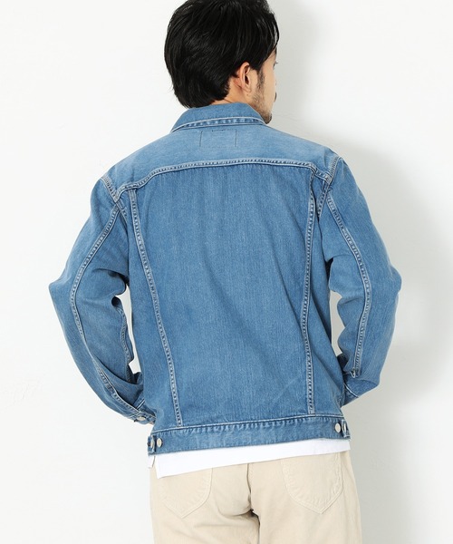 EDWIN（エドウィン）の「EDWIN エドウィン EDWIN デニム ジャケット トラッカージャケット ボックスシルエット（デニムジャケット・メンズ・ライトインディゴブルー/インディゴブルー/ワンウォッシュ・SMALL/LARGE/MEDIUM/X-LARGE）」の16枚目の写真