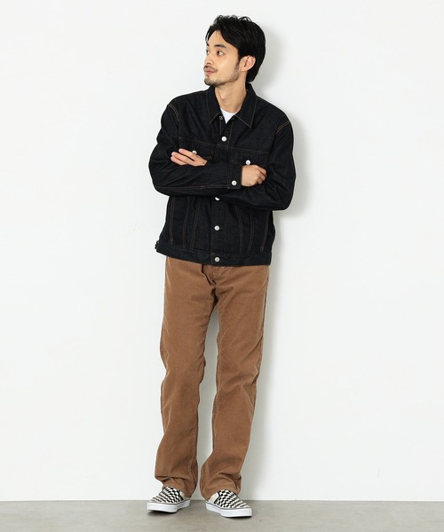 EDWIN（エドウィン）の「EDWIN エドウィン EDWIN デニム ジャケット トラッカージャケット ボックスシルエット（デニムジャケット・メンズ・ライトインディゴブルー/インディゴブルー/ワンウォッシュ・SMALL/LARGE/MEDIUM/X-LARGE）」の12枚目の写真