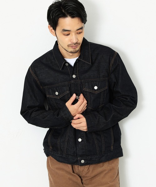 EDWIN（エドウィン）の「EDWIN エドウィン EDWIN デニム ジャケット トラッカージャケット ボックスシルエット（デニムジャケット・メンズ・ライトインディゴブルー/インディゴブルー/ワンウォッシュ・SMALL/LARGE/MEDIUM/X-LARGE）」の10枚目の写真