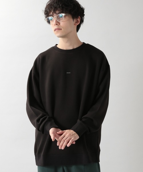 RAGEBLUE（レイジブルー）の「ダンボール/プチ刺繍ストレッチクルー/214702（スウェット・メンズ・ホワイト/ブラック/ダークブラウン/グリーン・MEDIUM/LARGE）」の13枚目の写真