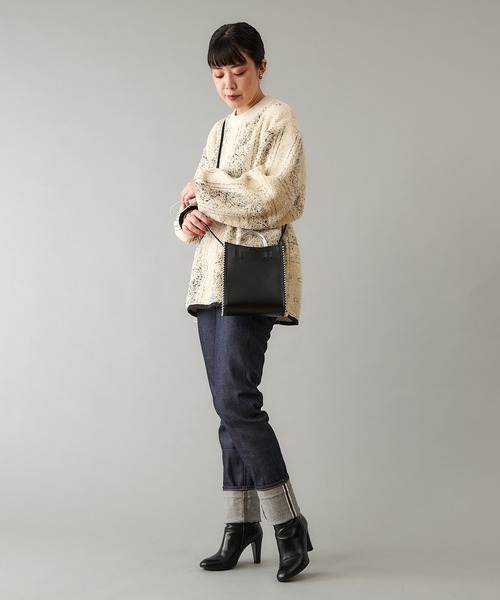 ear PAPILLONNER(イアパピヨネ)の「(WEB限定)サイドボールショルダーバッグ(ショルダーバッグ・レディース・ブラック/ブルーグリーン/イエロー・FREE)」の4枚目の写真