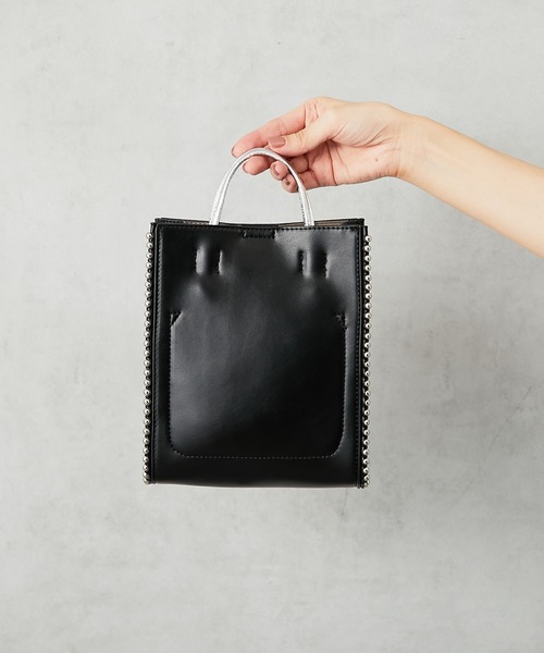 ear PAPILLONNER(イアパピヨネ)の「(WEB限定)サイドボールショルダーバッグ(ショルダーバッグ・レディース・ブラック/ブルーグリーン/イエロー・FREE)」の17枚目の写真