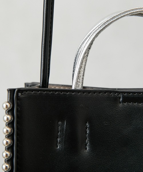 ear PAPILLONNER(イアパピヨネ)の「(WEB限定)サイドボールショルダーバッグ(ショルダーバッグ・レディース・ブラック/ブルーグリーン/イエロー・FREE)」の12枚目の写真