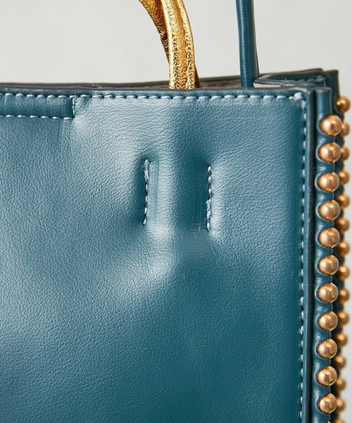 ear PAPILLONNER(イアパピヨネ)の「(WEB限定)サイドボールショルダーバッグ(ショルダーバッグ・レディース・ブラック/ブルーグリーン/イエロー・FREE)」の7枚目の写真