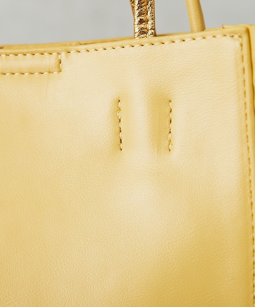 ear PAPILLONNER(イアパピヨネ)の「(WEB限定)サイドボールショルダーバッグ(ショルダーバッグ・レディース・ブラック/ブルーグリーン/イエロー・FREE)」の9枚目の写真