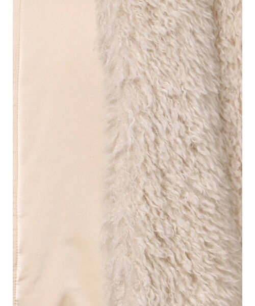 LAGUNAMOON（ラグナムーン）の「ボアベストMA-1（ブルゾン・レディース・ブラウン/アイボリー・FREE）」の12枚目の写真