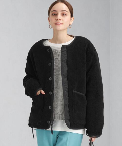 TAION（タイオン）の「【WEB限定】＜ TAION (タイオン) ＞リバーシブル キルト ジャケット（ダウンジャケット/コート・レディース・オリーブ/ブラック・S）」の2枚目の写真