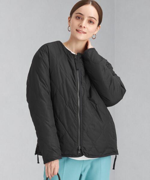 TAION（タイオン）の「【WEB限定】＜ TAION (タイオン) ＞リバーシブル キルト ジャケット（ダウンジャケット/コート・レディース・オリーブ/ブラック・S）」の16枚目の写真