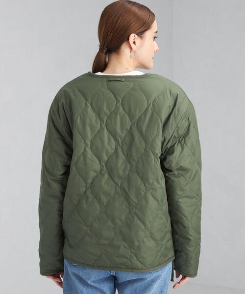 TAION（タイオン）の「【WEB限定】＜ TAION (タイオン) ＞リバーシブル キルト ジャケット（ダウンジャケット/コート・レディース・オリーブ/ブラック・S）」の20枚目の写真
