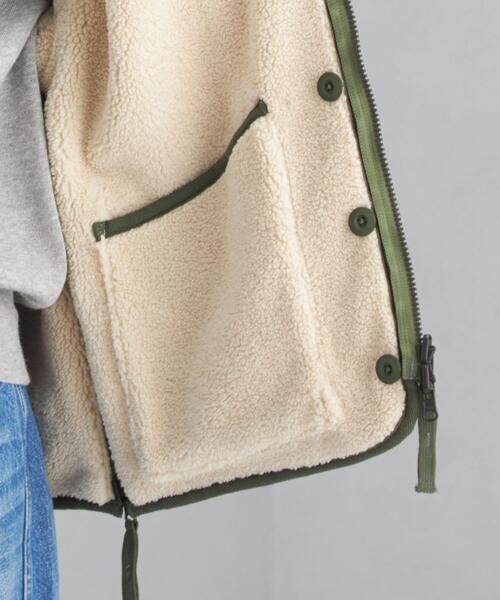 TAION（タイオン）の「【WEB限定】＜ TAION (タイオン) ＞リバーシブル キルト ジャケット（ダウンジャケット/コート・レディース・オリーブ/ブラック・S）」の13枚目の写真