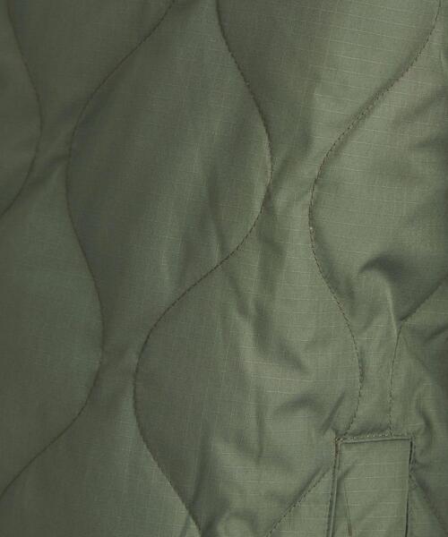 TAION（タイオン）の「【WEB限定】＜ TAION (タイオン) ＞リバーシブル キルト ジャケット（ダウンジャケット/コート・レディース・オリーブ/ブラック・S）」の14枚目の写真