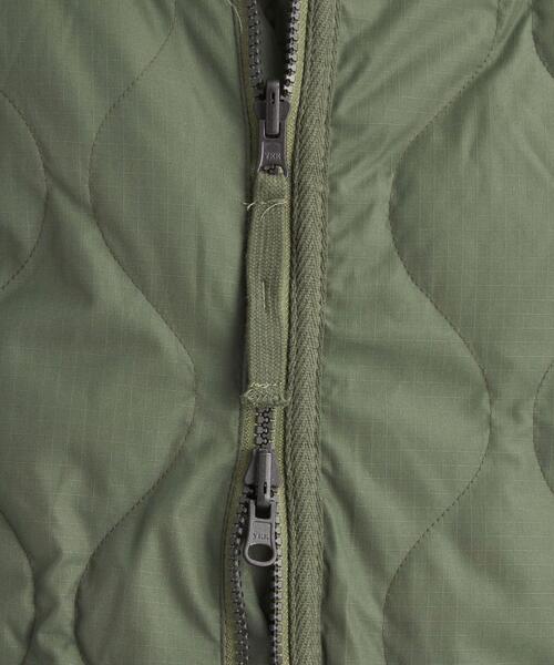 TAION（タイオン）の「【WEB限定】＜ TAION (タイオン) ＞リバーシブル キルト ジャケット（ダウンジャケット/コート・レディース・オリーブ/ブラック・S）」の15枚目の写真