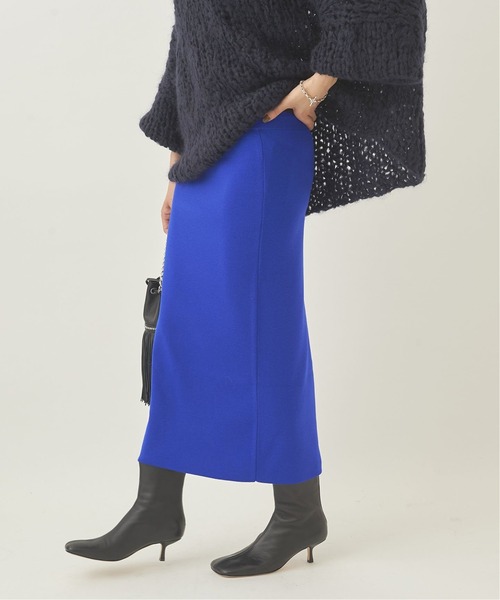 plage（プラージュ）の「ミラノリブスカート◆（スカート・レディース・ベージュ/ブラック/ブルー・36/38）」の3枚目の写真