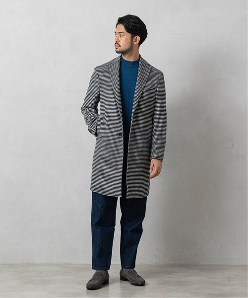 EDIFICE（エディフィス）の「カシミヤ/シルク/ウール クリスタル モックネック ニット（ニット/セーター・メンズ・ライトグレー/ブラック/ベージュ/カーキ/ボルドー/ダークブルー・SMALL/MEDIUM/LARGE）」の8枚目の写真