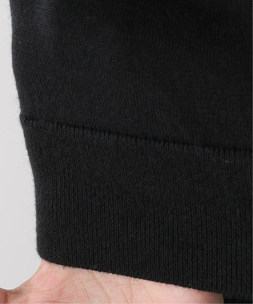 EDIFICE（エディフィス）の「カシミヤ/シルク/ウール クリスタル モックネック ニット（ニット/セーター・メンズ・ライトグレー/ブラック/ベージュ/カーキ/ボルドー/ダークブルー・SMALL/MEDIUM/LARGE）」の11枚目の写真
