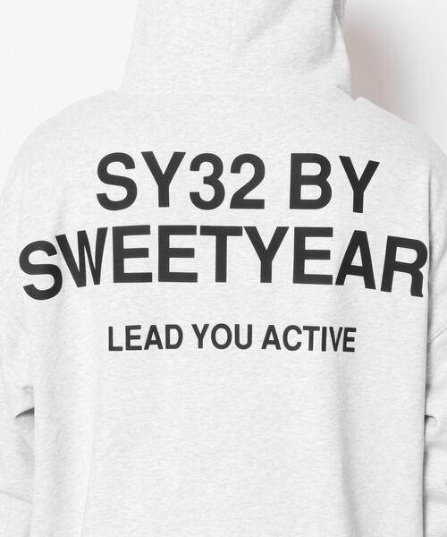 SY32 by SWEET YEARS（エスワイサーティトゥバイスィートイヤーズ）の「SY32 by SWEETYEARS /エスワイサーティトゥバイ スィートイヤーズ/BIG SILHOUETTEヘヴィーZIPフーディー（パーカー・メンズ・ブラック/グレー/ホワイト/レッド・SMALL/LARGE/MEDIUM/X-LARGE）」の10枚目の写真