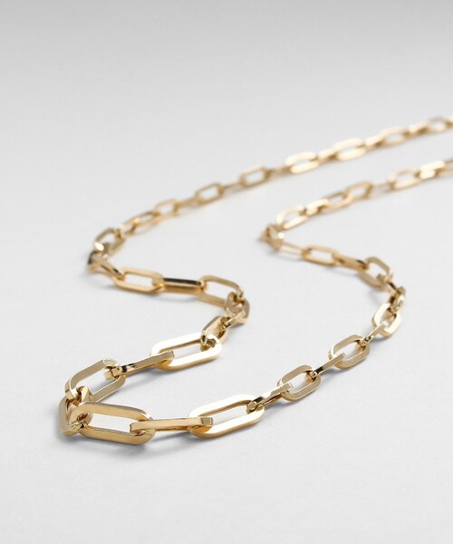 K18中空プリムケーブルチェーン グラデーションネックレス（ネックレス）｜COCOSHNIK（ココシュニック）