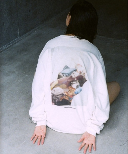 Charles Chaton（シャルルシャトン）の「Y for CC photo ロングTシャツ(1)（Tシャツ/カットソー・レディース・ホワイト・SMALL/MEDIUM/LARGE）」の6枚目の写真
