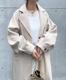 【WEB限定】ラグランスリーブ袖ボリュームコート