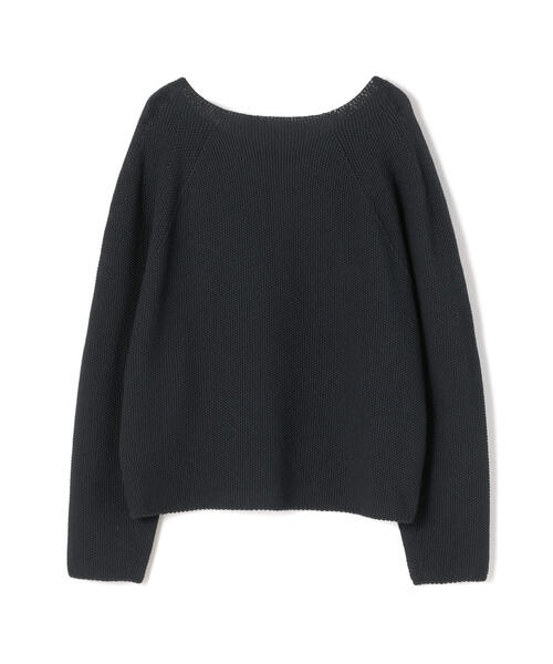 TOMORROWLAND (トゥモローランド)の「コットンポリエステルリリヤーン バックレースアッププルオーバー(ニット/セーター・レディース・ピンク/ホワイト/キャメル/ネイビー・S)」の3枚目の写真