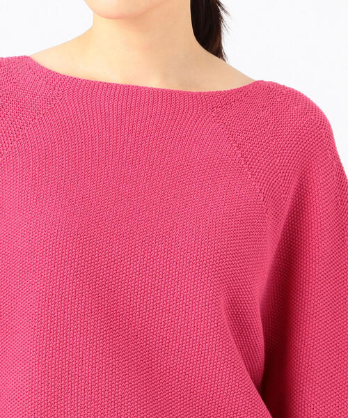 TOMORROWLAND (トゥモローランド)の「コットンポリエステルリリヤーン バックレースアッププルオーバー(ニット/セーター・レディース・ピンク/ホワイト/キャメル/ネイビー・S)」の11枚目の写真