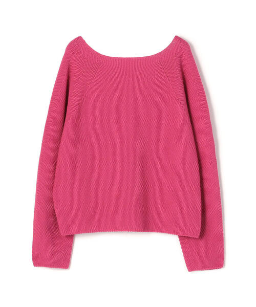 TOMORROWLAND (トゥモローランド)の「コットンポリエステルリリヤーン バックレースアッププルオーバー(ニット/セーター・レディース・ピンク/ホワイト/キャメル/ネイビー・S)」の15枚目の写真