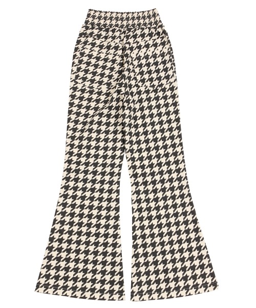 PUNYUS（プニュズ）の「千鳥柄イージーパンツ（その他パンツ・レディース・ホワイト/オレンジ/グリーン・1/2/4/3）」の9枚目の写真