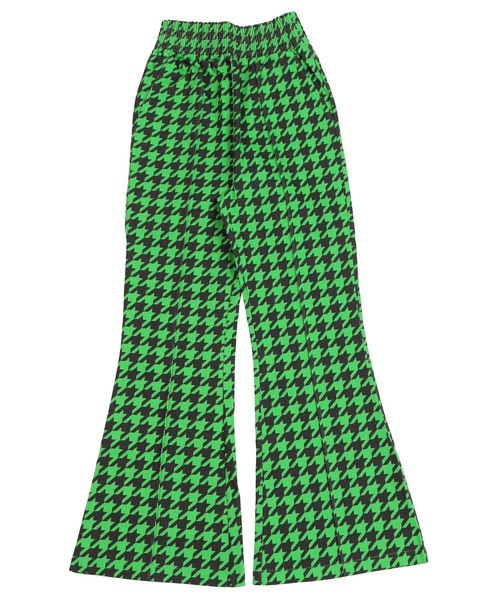 PUNYUS（プニュズ）の「千鳥柄イージーパンツ（その他パンツ・レディース・ホワイト/オレンジ/グリーン・1/2/4/3）」の8枚目の写真