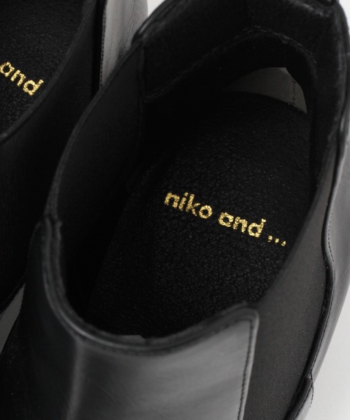 niko and...(ニコアンド)の「オリジナルヒールサイドゴアブーツ(ブーツ・レディース・ブラック/ベージュ・SMALL/MEDIUM/LARGE)」の13枚目の写真