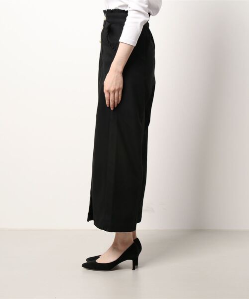 axes femme POETIQUE（アクシーズファムポエティック）の「ハイウエストロングパンツ（その他パンツ・レディース・ブラウン/ブラック/グリーン・MEDIUM）」の4枚目の写真