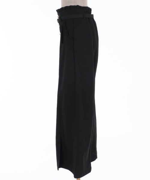 axes femme POETIQUE（アクシーズファムポエティック）の「ハイウエストロングパンツ（その他パンツ・レディース・ブラウン/ブラック/グリーン・MEDIUM）」の10枚目の写真