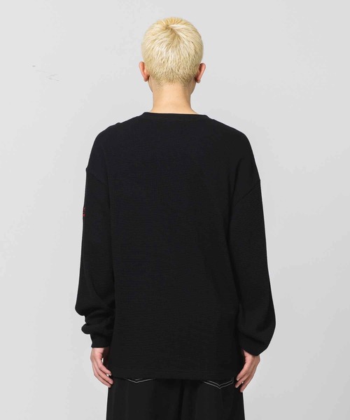 XLARGE(エクストララージ)の「THERMAL L/S POCKET TEE(Tシャツ/カットソー・メンズ・ネイビー/グリーン/ブラック・M/S/XL/L)」の5枚目の写真