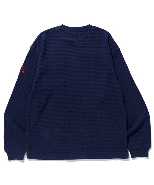 XLARGE(エクストララージ)の「THERMAL L/S POCKET TEE(Tシャツ/カットソー・メンズ・ネイビー/グリーン/ブラック・M/S/XL/L)」の7枚目の写真