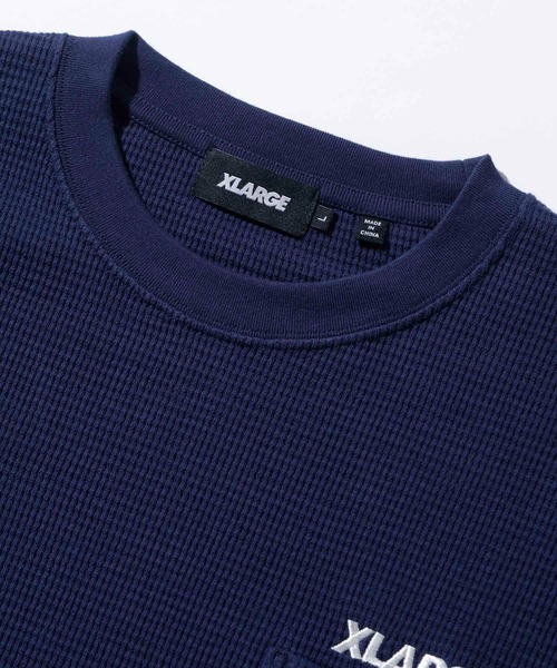 XLARGE(エクストララージ)の「THERMAL L/S POCKET TEE(Tシャツ/カットソー・メンズ・ネイビー/グリーン/ブラック・M/S/XL/L)」の8枚目の写真